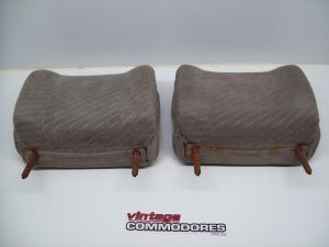VL CALAIS SERIES 2 REAR HEAD PAIR RESTS HEAD RESTRAINTS 15I GREY GM 92033467LV