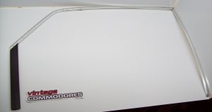 VB VC VH SLX SLE RIGHT HAND REAR DOOR CHROME MOULDING SET FRONT 90044664 AND UPPER 90044666 AND REAR 90046526 SLXEDOORCHROMERHRSET