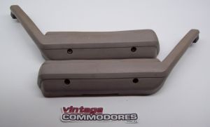 VK VL BERLINA CALAIS SS HDT HSV WALKINSHAW FRONT ARM REST PAIR GREY  R GM 92004738 L GM 92025947