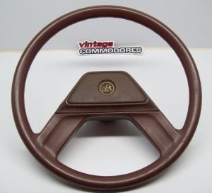 VH SL SLX STEERING WHEEL AND HORN PAD DARK BROWN GM 92007555HE GM 92006647HE