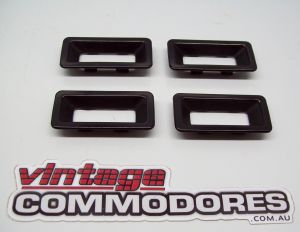 VK VL INSIDE DOOR LOCK SLIDER ESCUTCHEON BLACK SET OF 4 GM 92025949X4