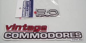 VK VL BOOT BADGE 5.0 NUCOM REPRODUCTION AFTERMARKET AM NC5.0