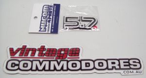 VK VL BOOT BADGE 5.7 NUCOM REPRODUCTION AFTERMARKET AM NC5.7