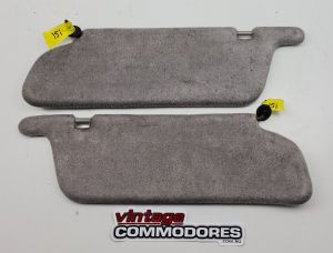 VK VL CALAIS SUN VISOR AND PIVOT ARM PAIR GREY 15i GM 92029258LW GM 92029259LW