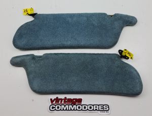 VK VL CALAIS SUN VISOR AND PIVOT ARM PAIR CERULEAN 23i GM 92029258HV GM 92029259HV