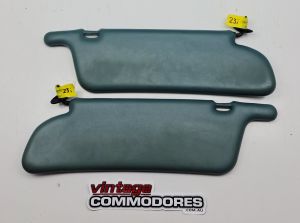 VK VL SUN VISOR AND PIVOT ARM PAIR CERULEAN 23i GM 92000263HV GM 92000264HVA
