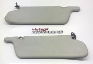 VB VC SUN VISOR AND PIVOT ARM PAIR GREY 11i GM 92000263FY GM 92000264FY