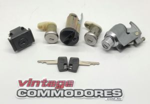 VB VC VH VK VL WAGON COMPLETE LOCK SET WITH TWO GENUINE GM KEYS GMWAGLOCKSET