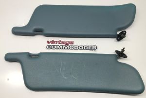 VL SUN VISOR AND PIVOT ARM PAIR NEW BLUE 25i GM 92000263MC GM 92000264MC