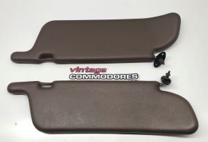 VH SUN VISOR AND PIVOT ARM PAIR BROWN 65i GM 92000263HE GM 92000264HE
