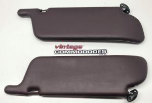 VB VC SUN VISOR AND PIVOT ARM PAIR CARMINE 77i GM 92000263GB GM 92000264GB