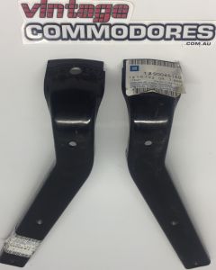 NOS VB VC VH FRONT BUMPER BAR MOUNTING BRACKET PAIR SET NOS GM90045159 & GM 90045158