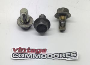 VL RB30 REAR MOUNTED HIGH PRESSURE LINE POWER STEERING PUMP TO BRACKET BOLT KIT GM 11082102(3)