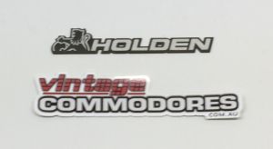 VK BOOT BADGE DECK LID NAME PLATE "LION AND HOLDEN" GM 92023016