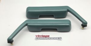 VK BERLINA CALAIS SS HDT BROCK FRONT ARM REST PAIR CERULEAN 23i  R GM 92004738 L GM 92025947