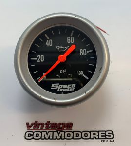 SPECOMETER 2 5/8 OIL PRESSURE GUAGE 2 5/8 INCH 100PSI