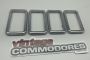 VB VC INNER DOOR HANDLE SURROUND TRIM ESCUTCHEON BRIGHT FINISH SET OF 4 X GM 90045232